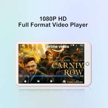 Oilsky 80GB MP3 Player with Android(Pink)