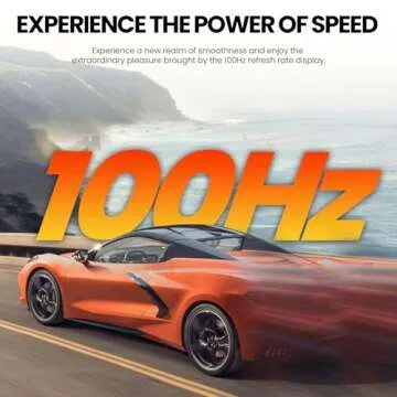 CRUA 24 Inch Curved Monitor, FHD(1920×1080P) 100HZ 120% sRGB Computer Monitors, Narrow Bezels on Three Sides, Blue Light Filter PC Monitor for Home, Office and Dormitory(HDMI, VGA)-White