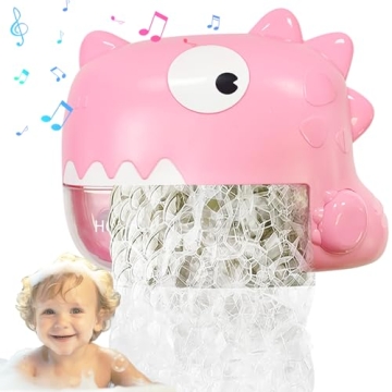 Dinosaur Bubble Bath Machine with Music for Kids - Fun Bath Toys