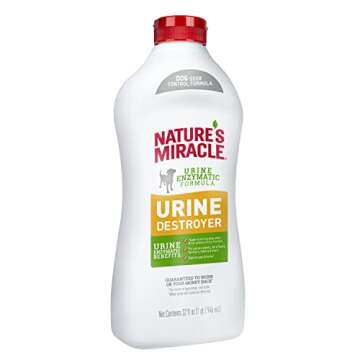 Nature's Miracle Urine Destroyer Dog 32 Ounces, Enzymatic Formula, Pour