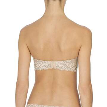 Natori Women's Feathers Strapless Plunge Multiway, Cafe, 34D