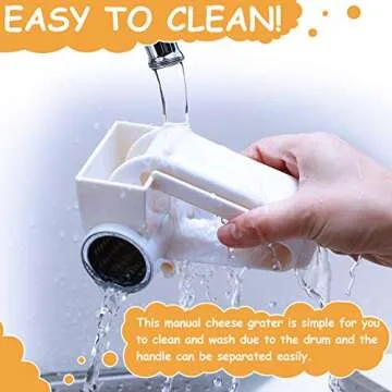 Boao Rotary Cheese Grater Manual Kitchen Tool for Effortless Shredding