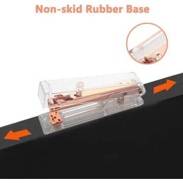 Rose Gold Acrylic Stapler with 1000 Staples Included