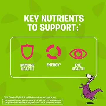 Flintstones Chewable Kids Vitamins with Iron, Multivitamin for Kids & Toddlers with Vitamin D, Vitamin C & more, 60 Count (Pack of 1)