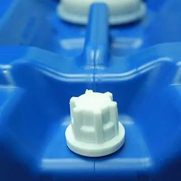 Emergency Water Storage 5 Gallon Water Tank - BPA-Free, Food Grade, Portable, Stackable, Easy Fill - Survival Supply Water Container (20 Gallons (4 Tanks))