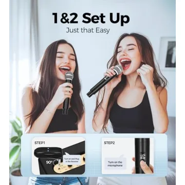 MAILANGSHI 2025 Wireless Microphone with 200 FT Range
