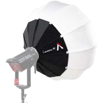 Aputure Lantern 90 Softbox Soft Light Modifier Bowens Mount for Mark II 120D II 300D II 300X LS60D&60X 100D&100X 200D&200X and Other Bowens Mount Light, Aputure Space Light Upgraded