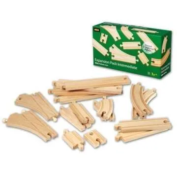 BRIO World 33402 Expansion Pack Intermediate - Wooden Train Set for Kids | Enhances Creativity | Compatible with All BRIO Train Sets | FSC Certified | Ideal for Ages 3 and Up