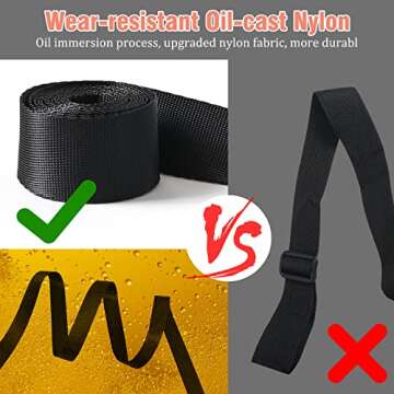 Sex Bondage BDSM Kit Bed Restraints Set, Super Easy Install Sex Rope Adjustable Straps, Sex Toys with Handcuffs Ankle Cuff for Adults Women Couples Game Pleasure (Black)