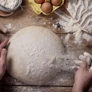 Premium Bread Proofing Set with Acacia Wood - Sourdough Bread Baking Supplies, 2 Rattan Banneton Baskets, 2 Basket Covers, Brush, Metal Scrapper, Plastic Scrapper, Scoring Lame, 5 Blades & Case