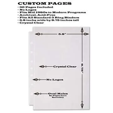 Elegant PU Leather Binder for Theatre Program Collection