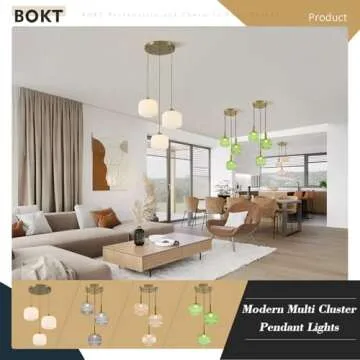 Elegant BOKT Vintage White Globe Pendant Light for Home