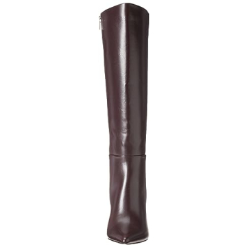 The Drop Women's Gemini Tall Heeled Boot Wine, 8.5
