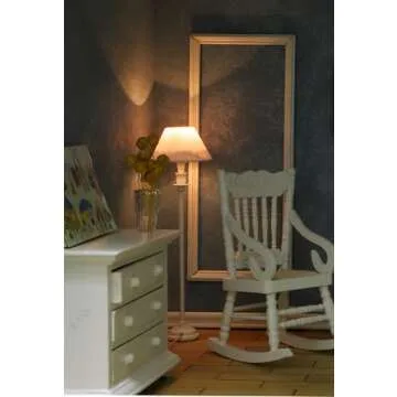 iLAND Miniature Dollhouse Nursery Set - 14pcs Furniture