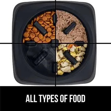 GORILLA GRIP Slow Feeder Dog and Cat Bowls, Interactive Puzzle Toy for Dogs and Cats Food Training, Keeps Pets Busy and Prevents Puppy Overeating, Large, Small Breeds, 100% BPA Free, 2 Cup Black