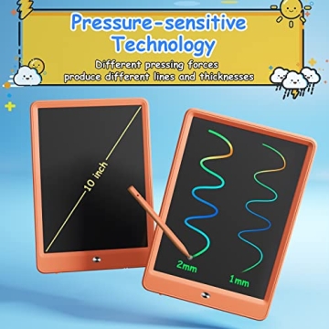 10 Inch LCD Writing Tablet for Kids - Educational & Fun