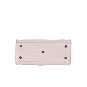 SAINT LAURENT YSL Ivory Leather Monogram Baby Cabas Satchel Handbag 424868