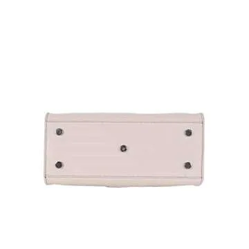 Saint Laurent YSL Ivory Leather Monogram Baby Cabas Satchel