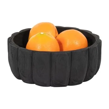 Sagebrook Home Decorative Bowl in Matte Black - Perfect Centerpiece