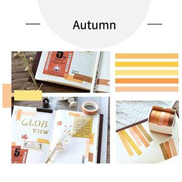 Etncy Life Washi Tape Set 40 Decorative Rolls for Crafting