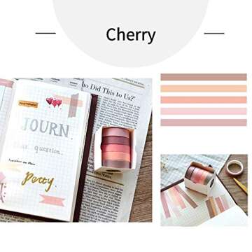 Etncy Life Washi Tape Set 40 Decorative Rolls for Crafting