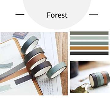 Etncy Life Washi Tape Set 40 Decorative Rolls for Crafting