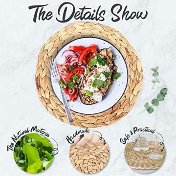 Stylish Natural Woven Placemats for Every Occasion