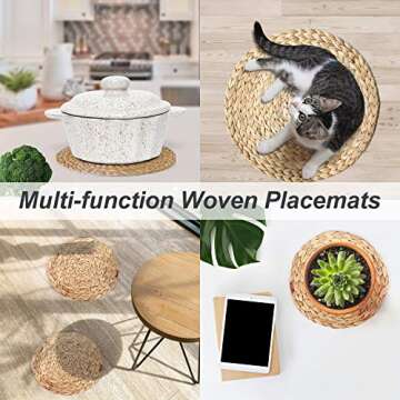 Stylish Natural Woven Placemats for Every Occasion