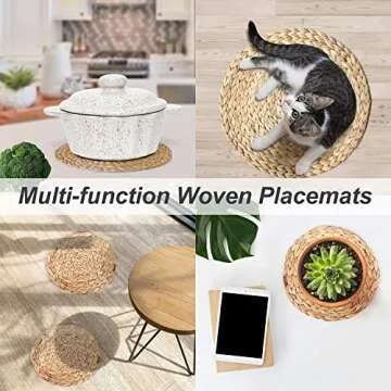 Stylish Natural Woven Placemats for Every Occasion
