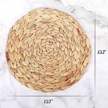 Stylish Natural Woven Placemats for Every Occasion