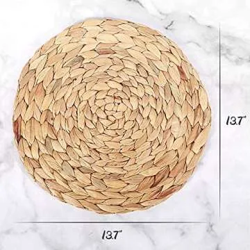 Stylish Natural Woven Placemats for Every Occasion