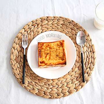 Stylish Natural Woven Placemats for Every Occasion