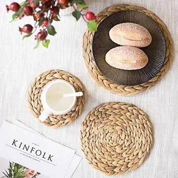 Stylish Natural Woven Placemats for Every Occasion