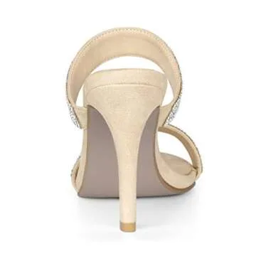 Elegant Rhinestone Mules Sandals for Women by Allegra K