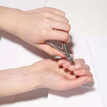 Tweezerman Stainless Steel Cuticle Nipper for Perfect Nails