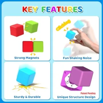 Large Magnetic Building Blocks Safe Sensory Montessori Toys