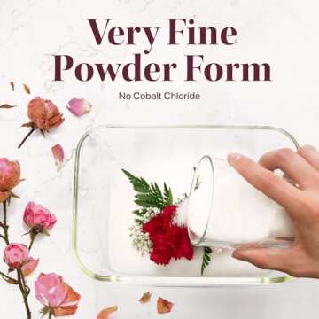 Dry & Dry (NET 2.5 LBS) Color Indicating Premium Silica Gel Flower Drying Desiccant - Flower Drying Silica Gel Desiccant(2.5 LBS Reusable) Silica Gel