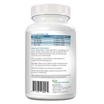 Nutrition Strength Calcium Phosphorus for Dogs Supplement, Provide Calcium for Puppies, Promote Heal...