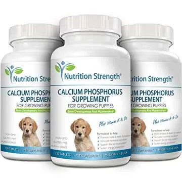 Nutrition Strength Calcium Phosphorus for Dogs Supplement