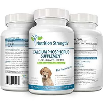 Nutrition Strength Calcium Phosphorus for Dogs Supplement