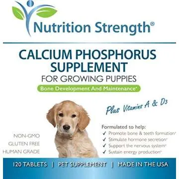 Nutrition Strength Calcium Phosphorus for Dogs Supplement