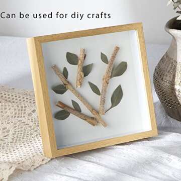 10 Pcs 5x5 Unfinished Wood Panels for Crafts and Painting