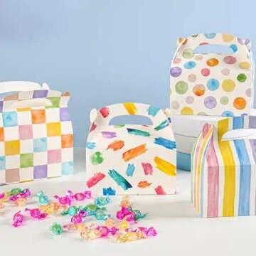DjinnGlory 36 Pack Rainbow Treat Boxes for Parties