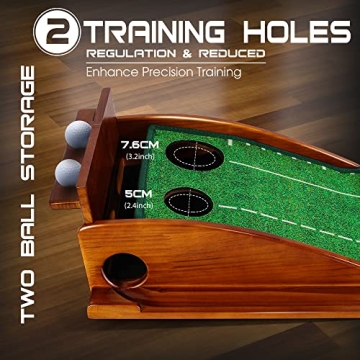 FAFAMESO Golf Putting Mat Perfect for Home & Office Fun