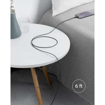 Anker USB C to USB C Cable, Type C Charging Cord Fast Charge(6FT*5,100W), for iPhone 16/16 pro, MacBook and More(USB 2.0,Black)