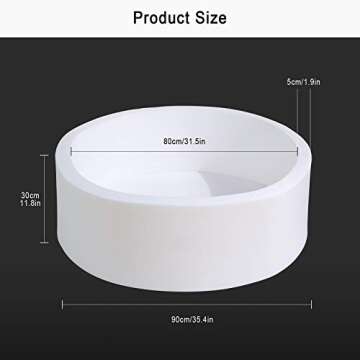 ENMOGO Foam Ball Pit for Toddlers Kids Soft Ball Pool Ideal Gift Play Toy for Children Kiddie Pools ...