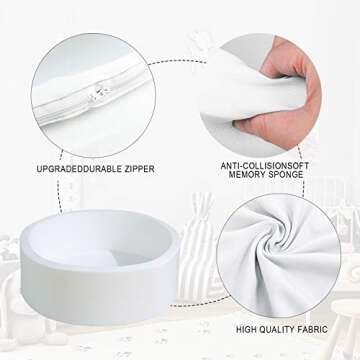 ENMOGO Foam Ball Pit for Toddlers Safe Soft Play