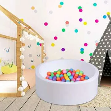 ENMOGO Foam Ball Pit for Toddlers Safe Soft Play