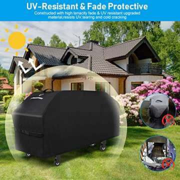 Griddle Cover for Blackstone 36" Griddle,Rip-Proof Upgraded Material Flat Top Grill Cover,Waterproof...