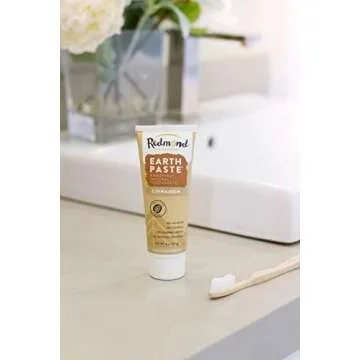 Redmond Earthpaste - Natural Non-Flouride Toothpaste, Cinnamon, 4 Ounce Tube (3 Pack)